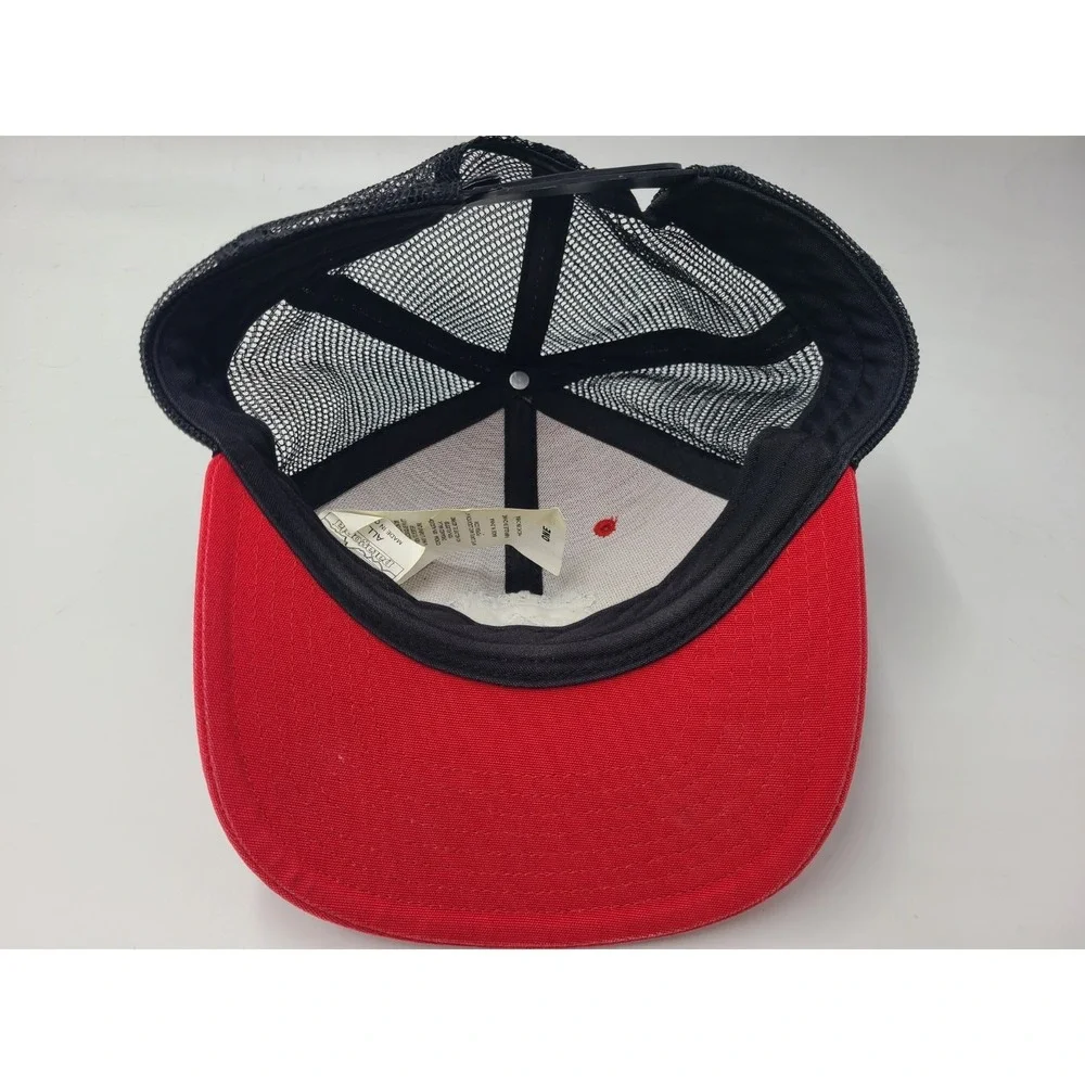 Patagonia Conquerors of the Useless Mesh Trucker‎ Snapback Hat Cap Men Red Black